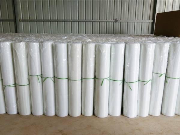Fiberglass mesh in plastic bag packing