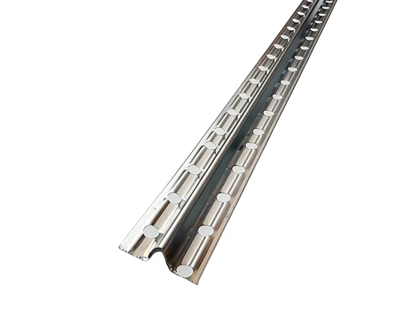 A screed guide on a white background