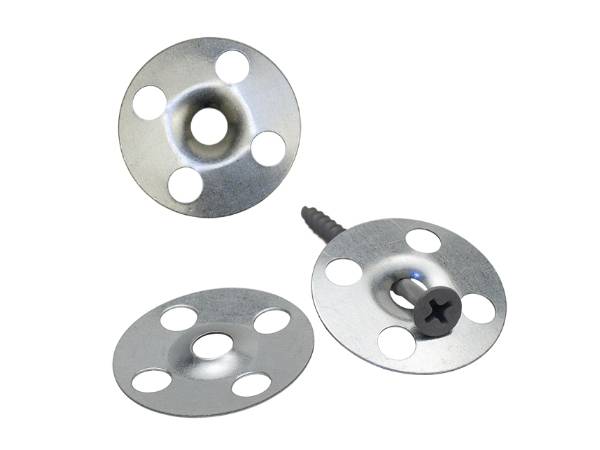 Self-tapping screws with a steel washer